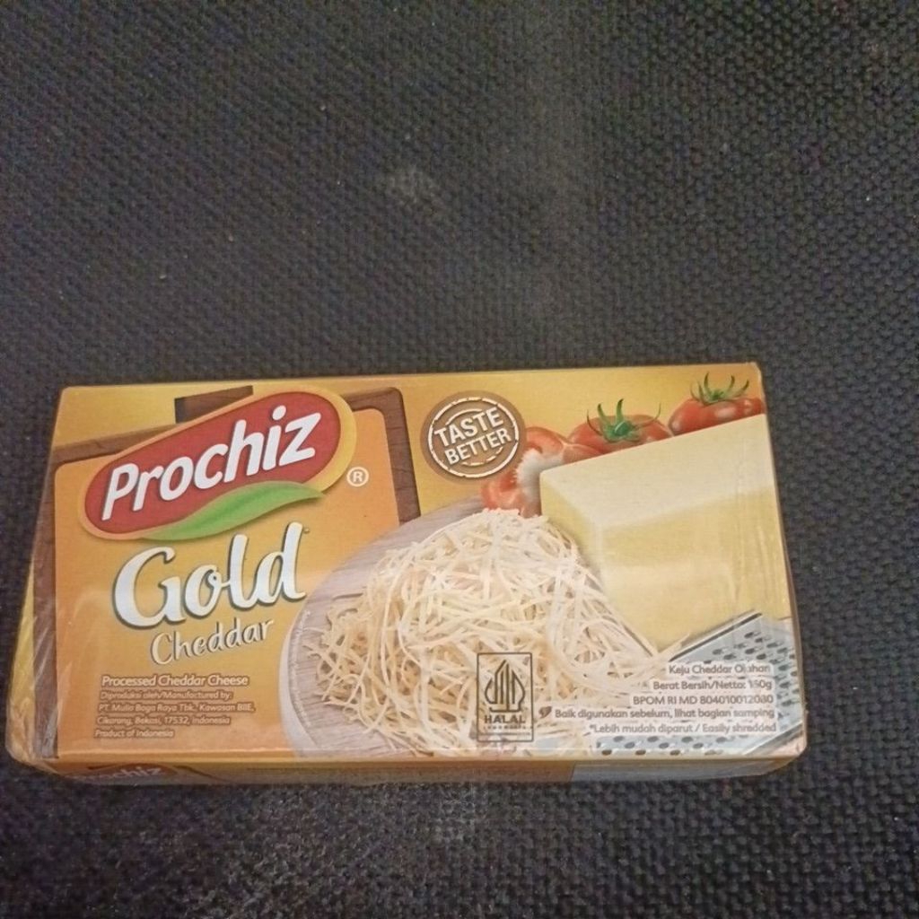 

keju prochiz gold ( parut ) kemasan 160gram