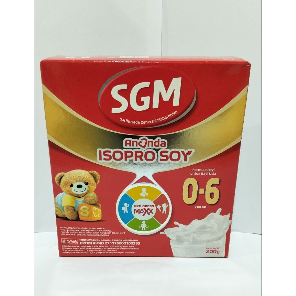 sgm ananda isopro soy  0-6bulan 200gr