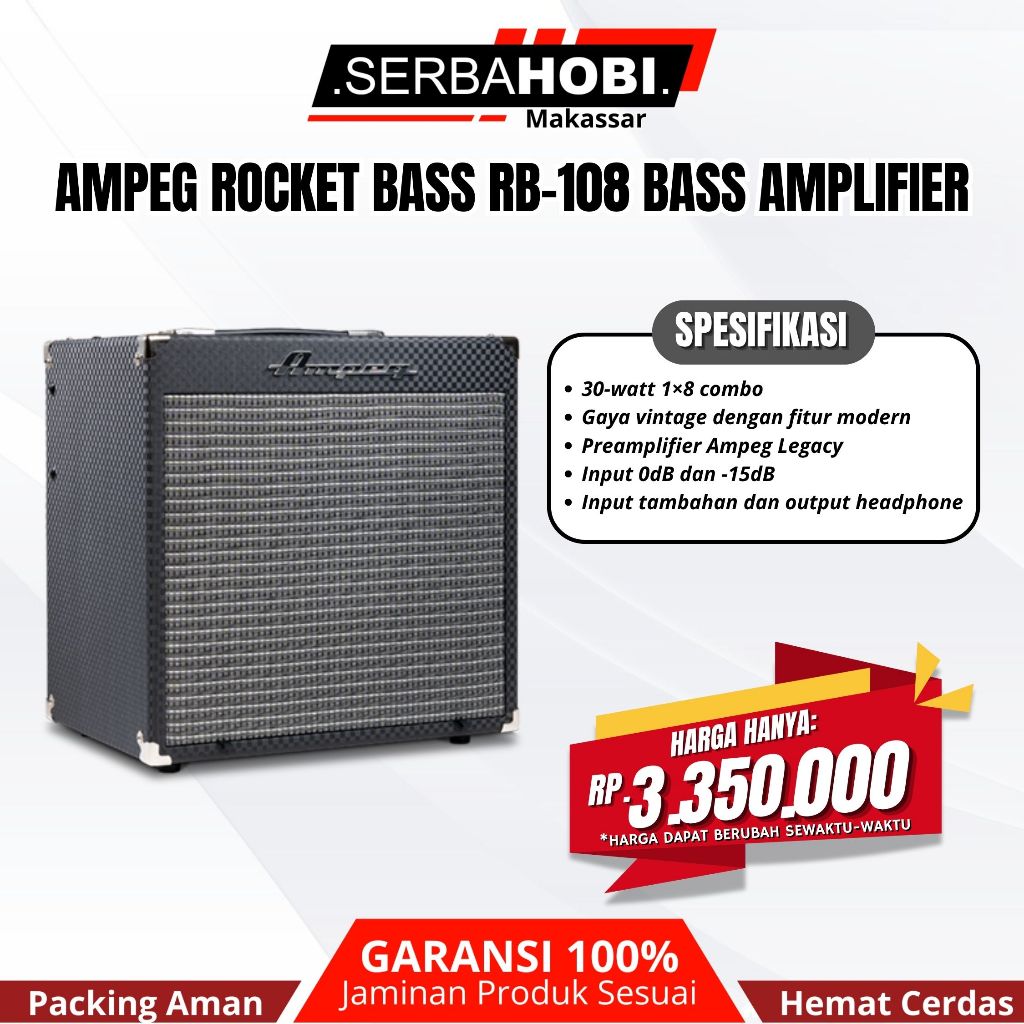 Ampli Bass Yamaha ROCKET BASS 108 AMPEG