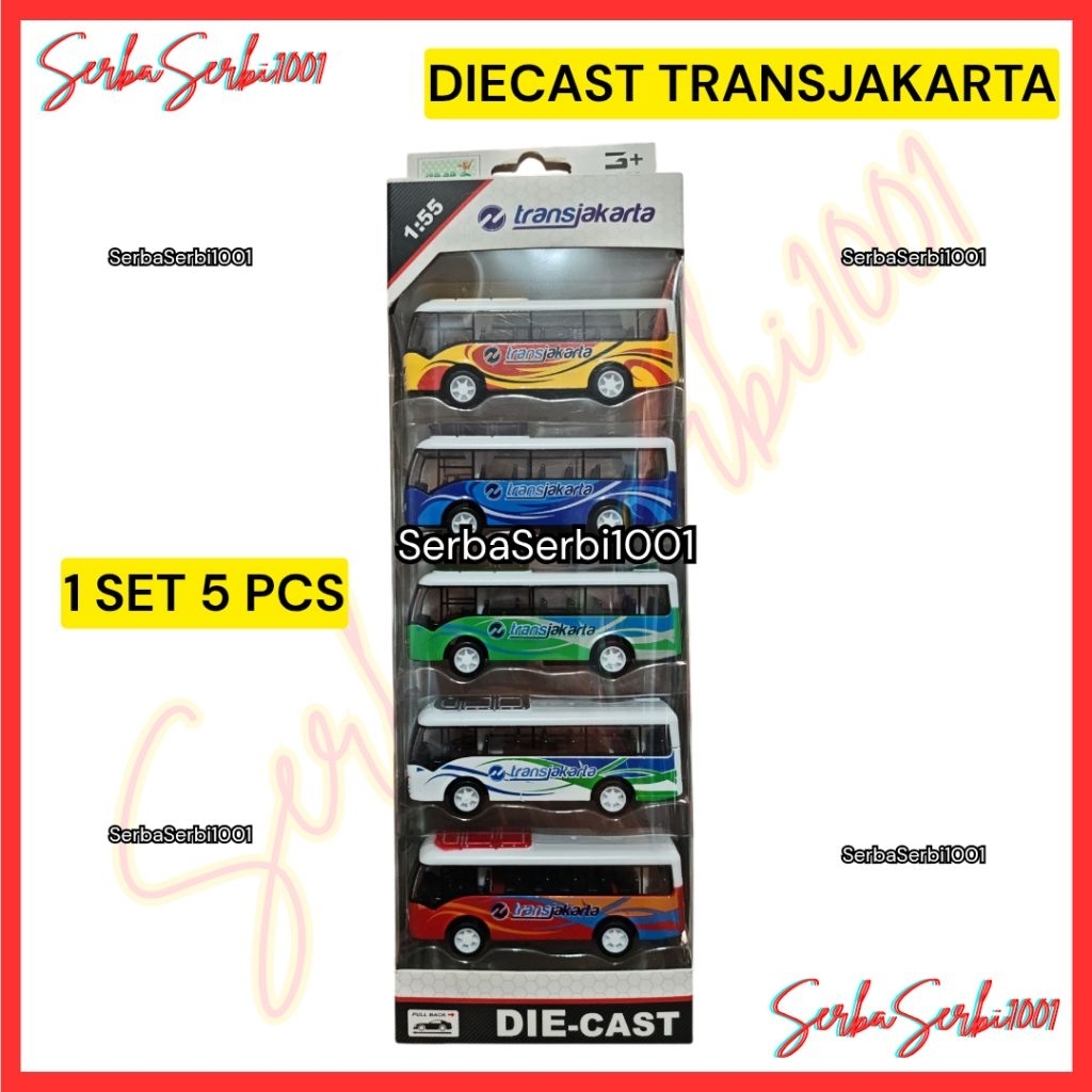 DIECAST TRANSJAKARTA / MINIATUR BUS TRANSJAKARTA 8070