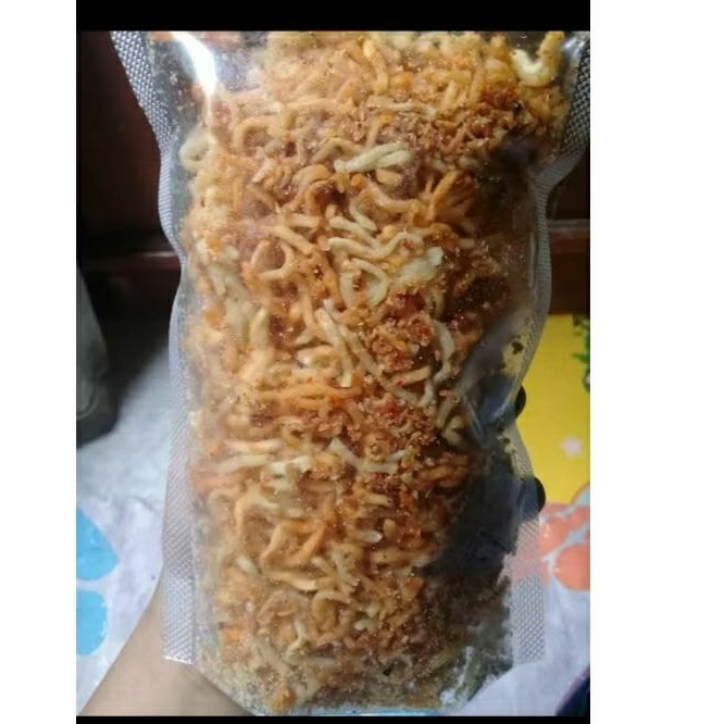 

mie rebon kriuk pedas gurih