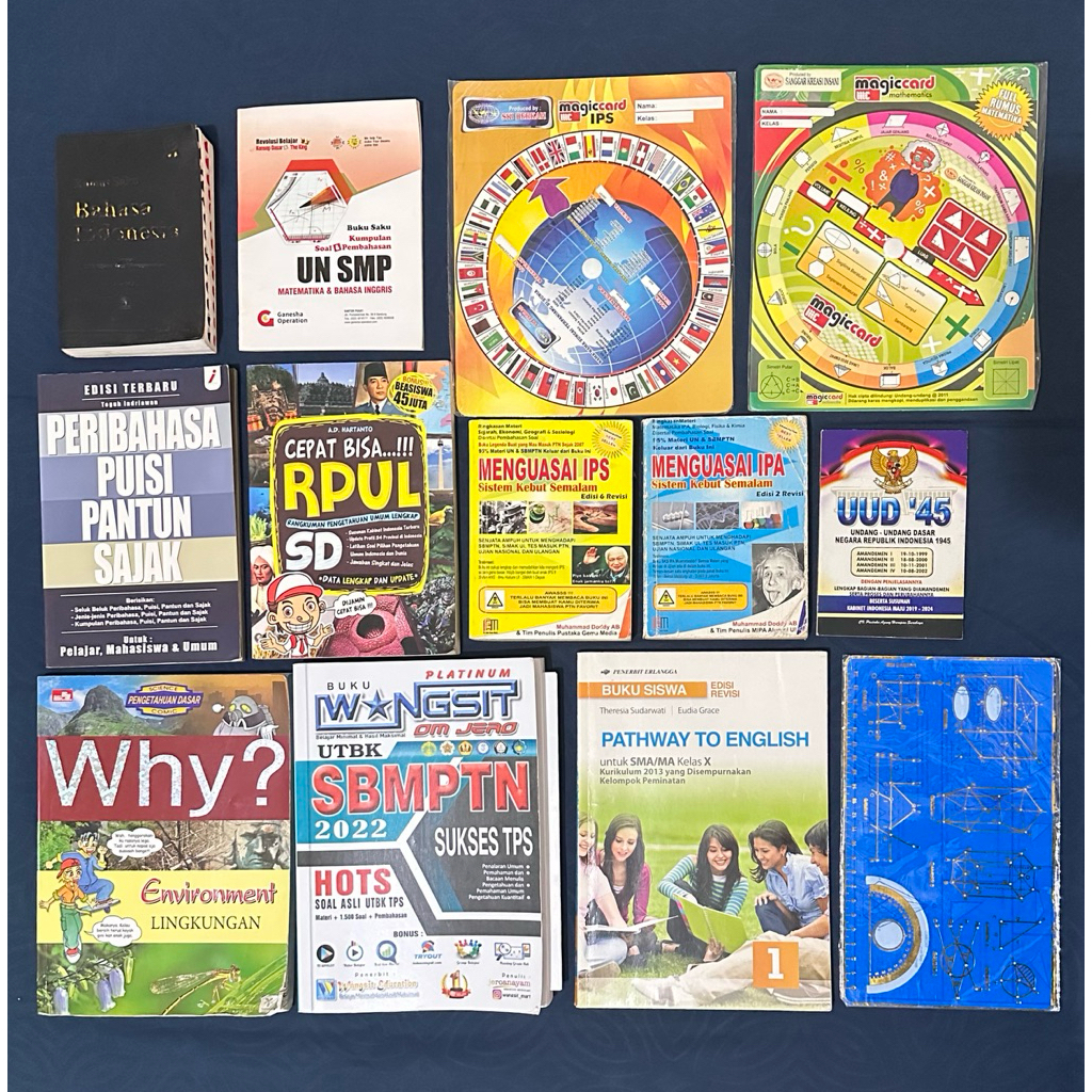 [PRELOVED] BUKU ILMU PENGETAHUAN WANGSIT UTBK 2022 WHY PERIBAHASA PUISI PANTUN SAJAK RPUL SKS IPA IP