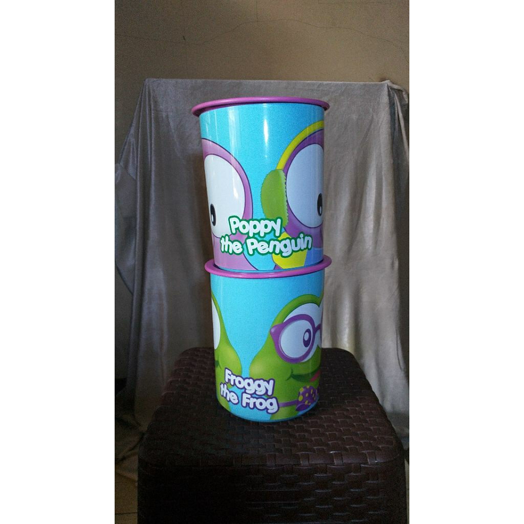 Poppy n Froggy Canister 2L | Tupperware Original New