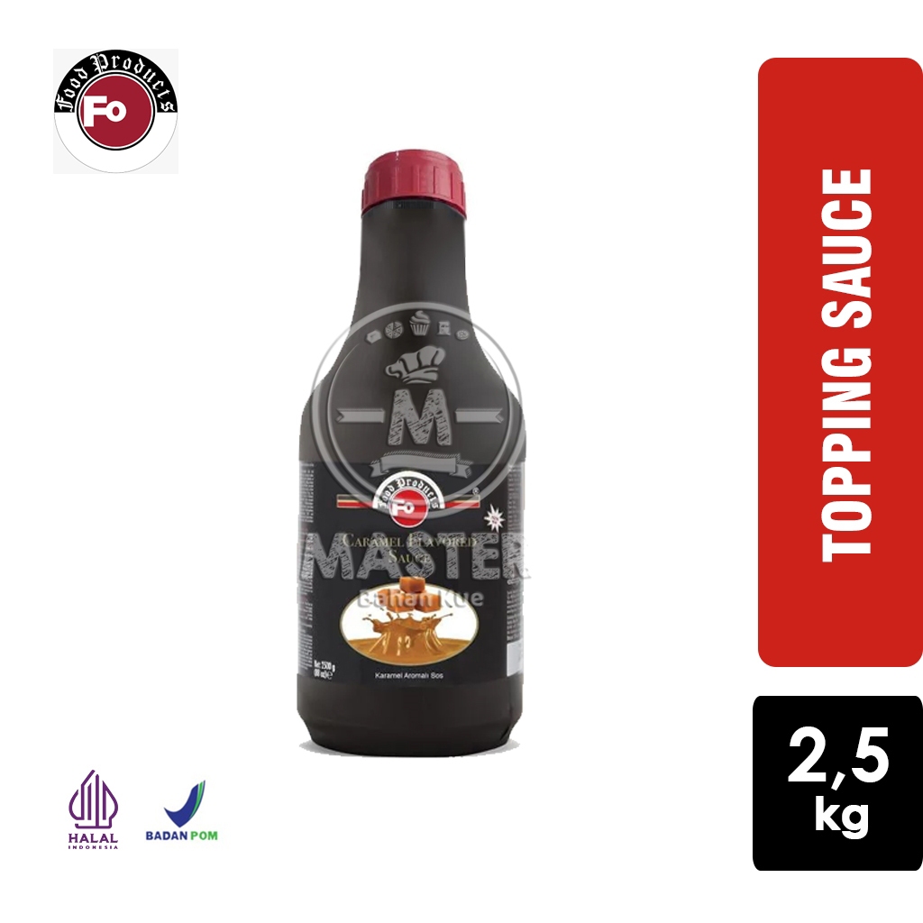 

Saus Caramel FO Karamel Ice Cream & Dessert Sauce [Botol 2,5kg]