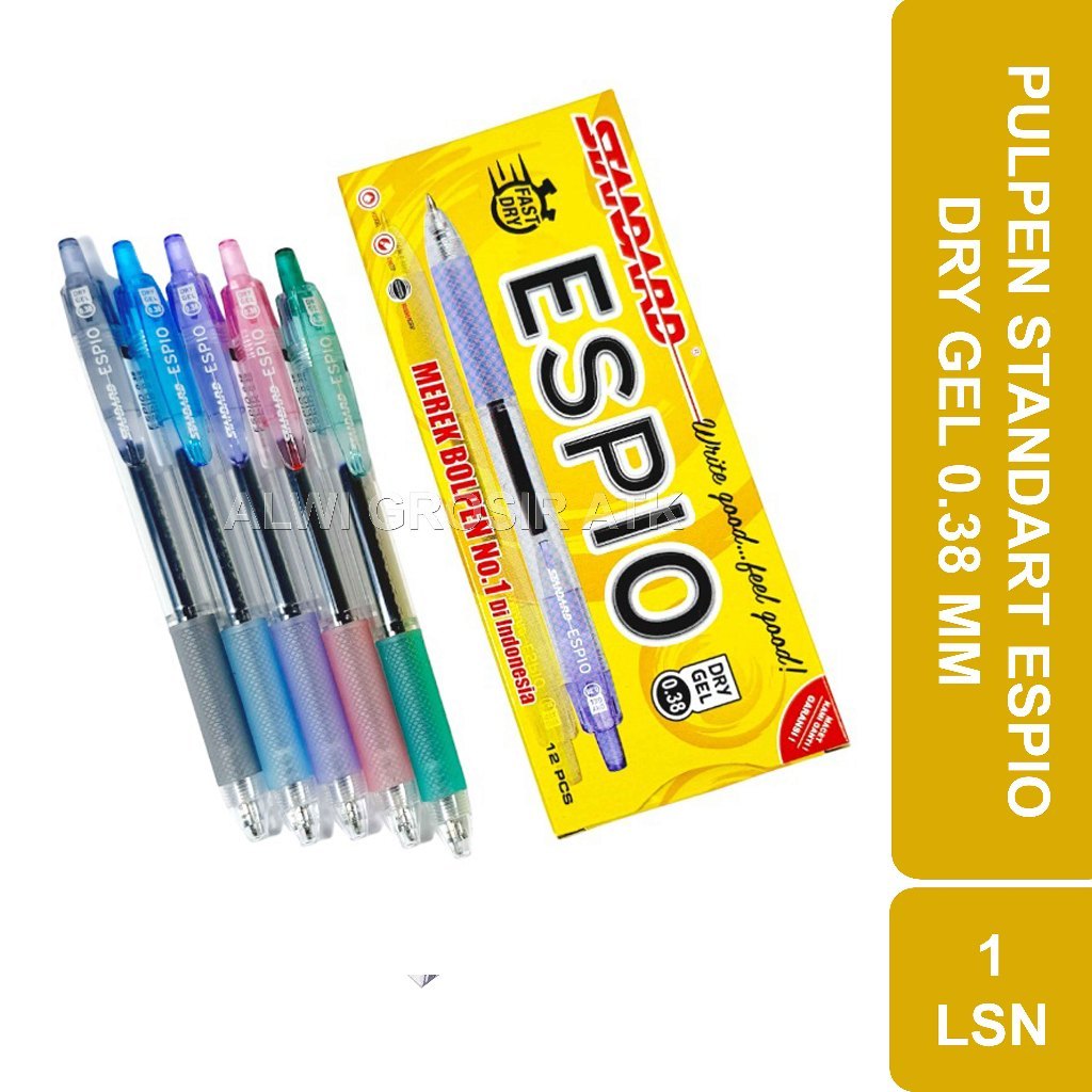 

Pen Standard Espio 0.38 (Per Lusin / 12 Pcs)