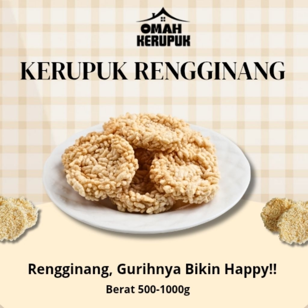 

Omah Kerupuk - Kerupuk Rengginang Mentah 500g