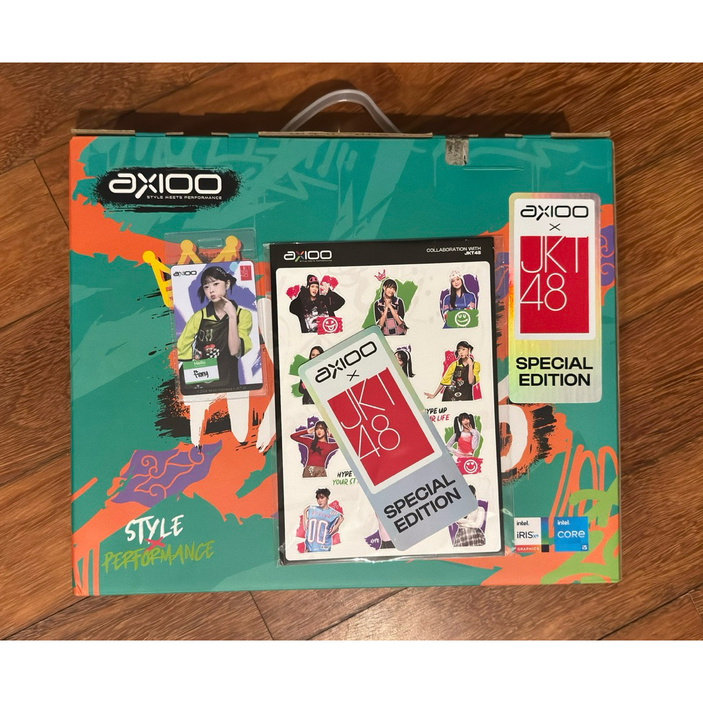 PC PHOTOCARD STICKER SHEET AXIOO MyBook Hype 5 G12 FIONY JKT48