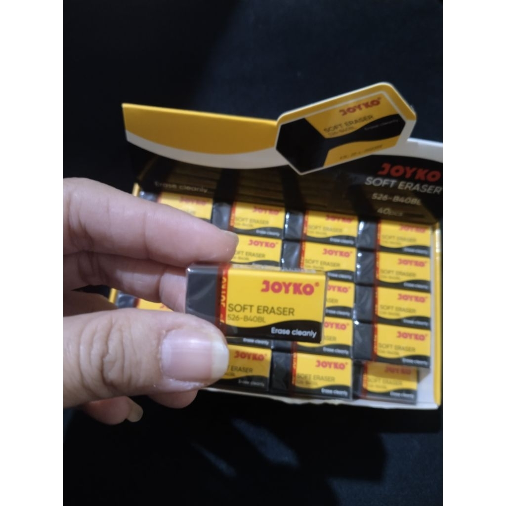 

JOYKO Penghapus Hitam kecil pack isi 40pcs