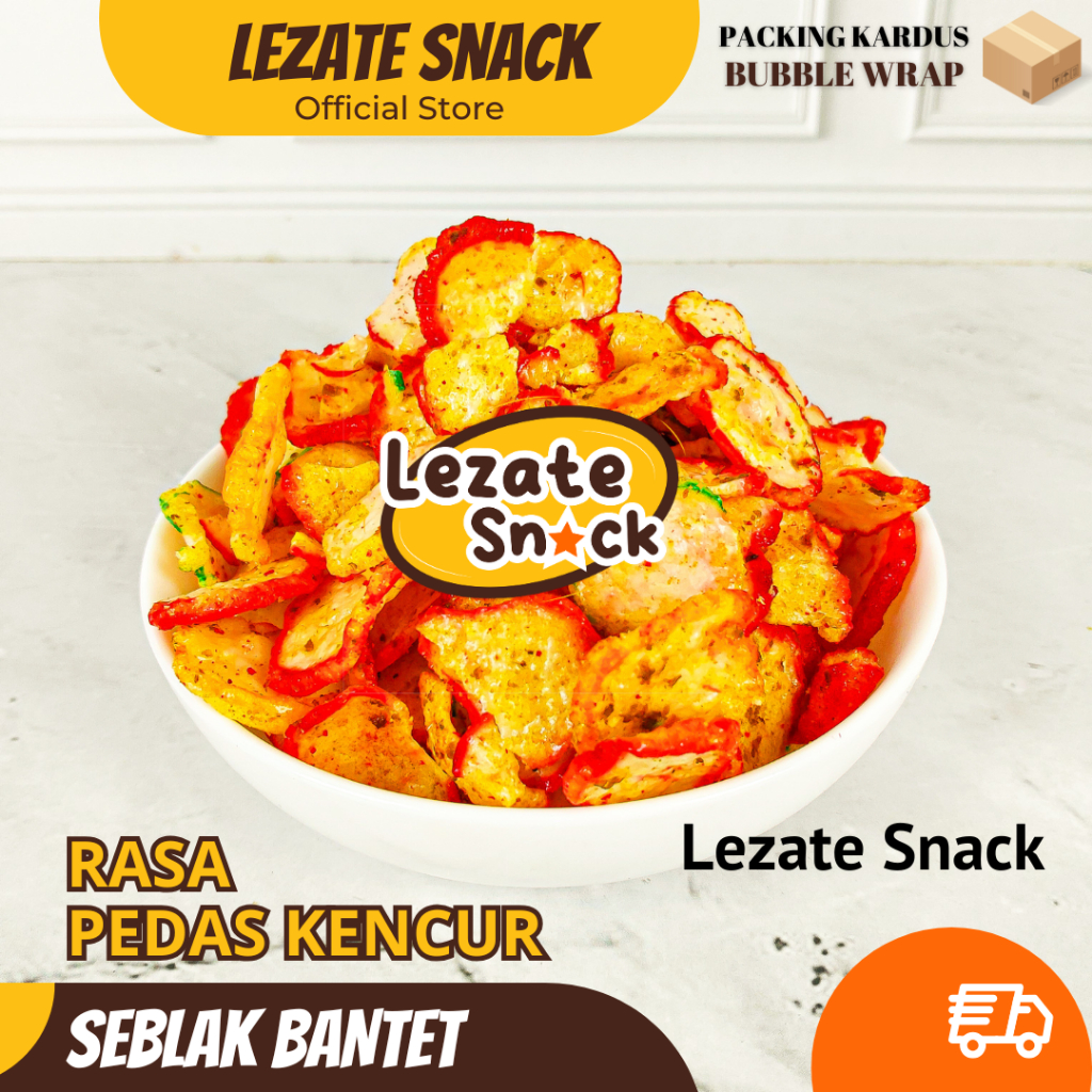 

Kerupuk Seblak Kering 500gr Renyah Enak Kiloan Gurih / Seblak Bantet Pedas/ Seblak Kiloan SEDAP SNACK