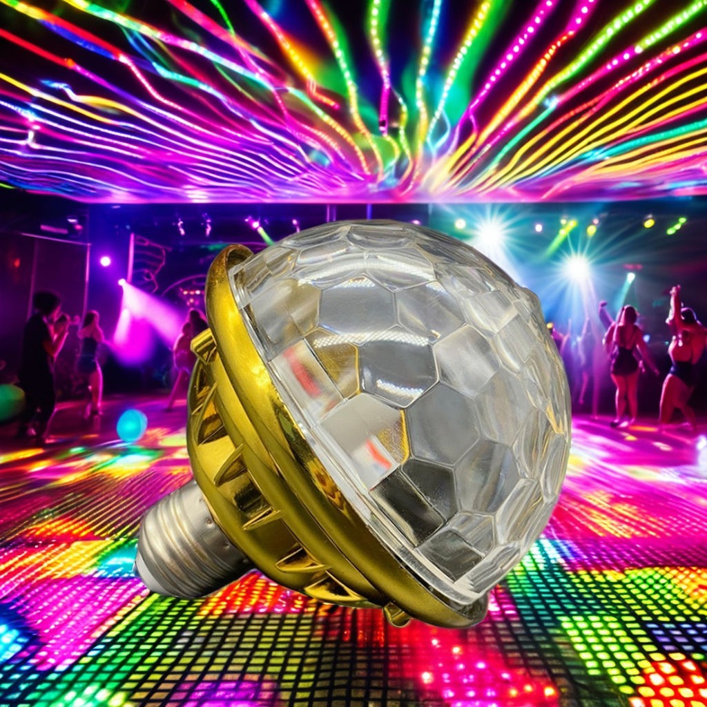 Lampu Disco / Bohlam DIsco 4,5W MS-354 / Bola lampu disco warna RGB Fitting E27