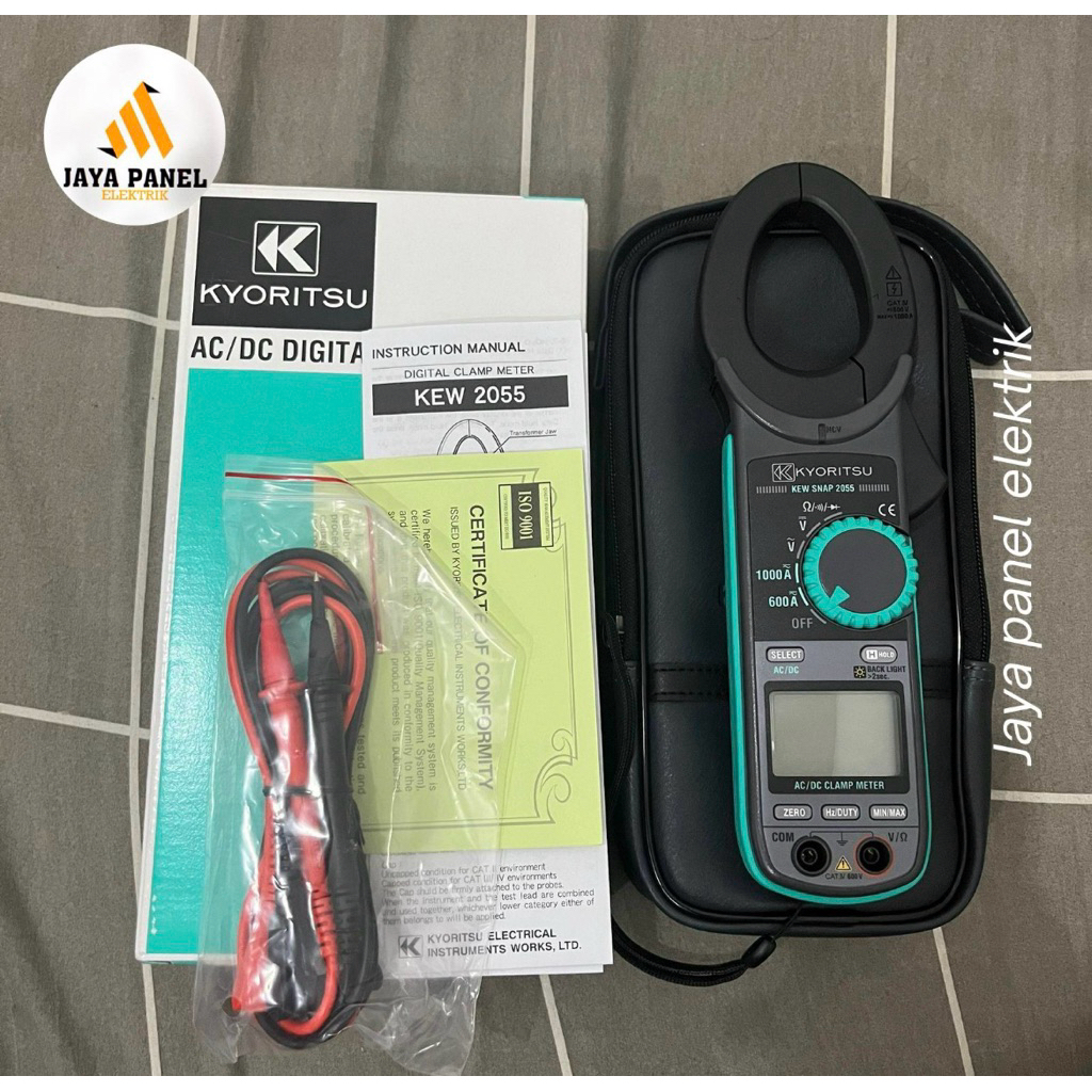 Kyoritsu 2055 Digital Clamp Meter Tang Ampere AC/DC 1000A Kyoritsu2055