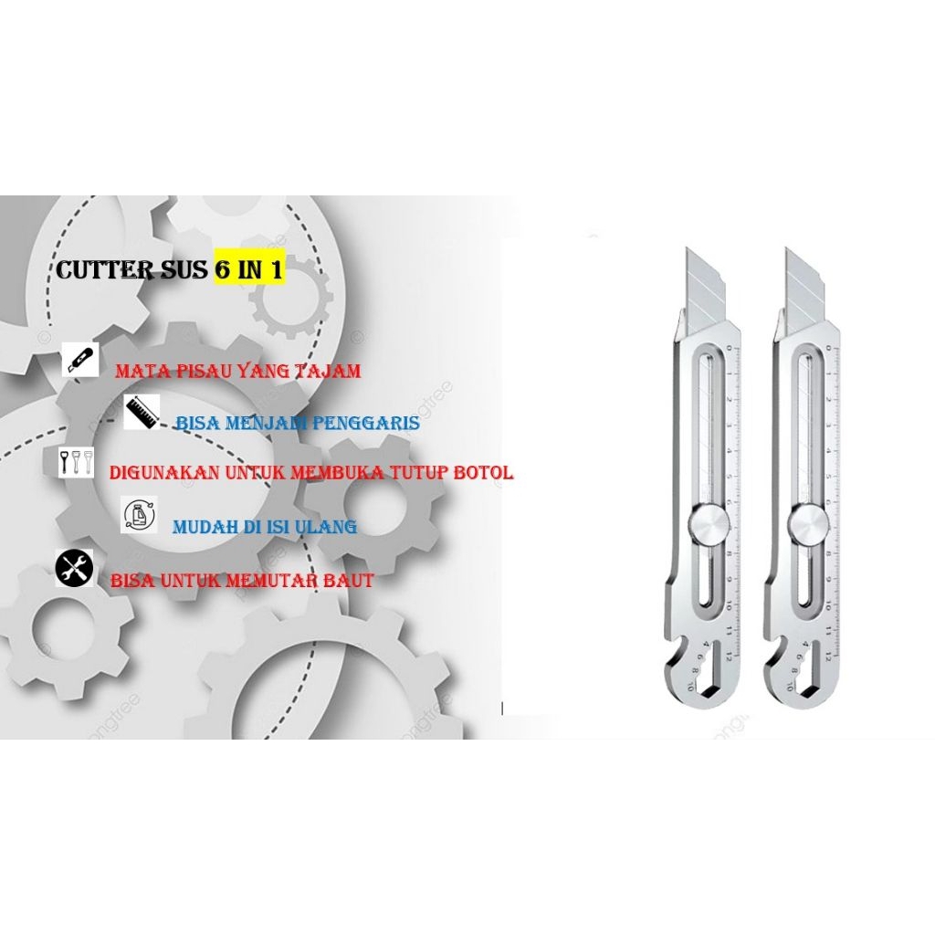 

CUTTER SUS 6 IN 1