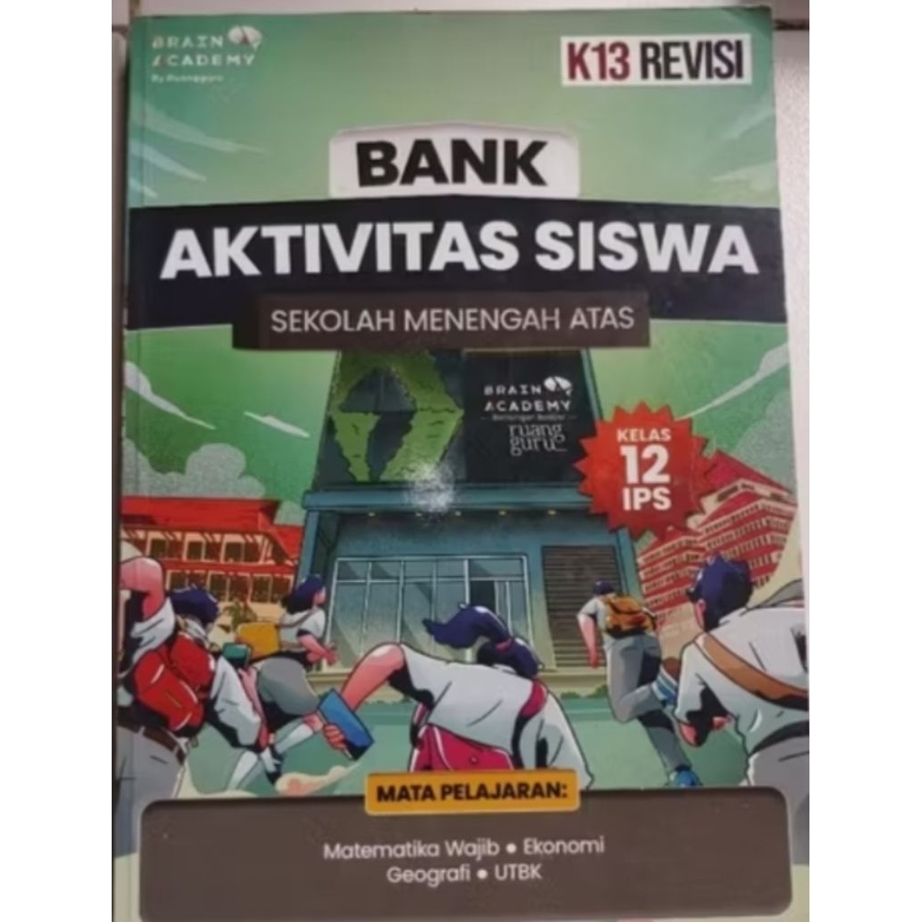 BUKU BRAIN ACADEMY BANK AKTIVITAS SISWA SMA K13 REVISI (BEKAS ORIGINAL)
