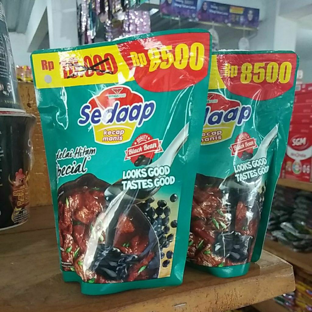 

kecap sedaap kedelai hitam 2 vouch x 270g