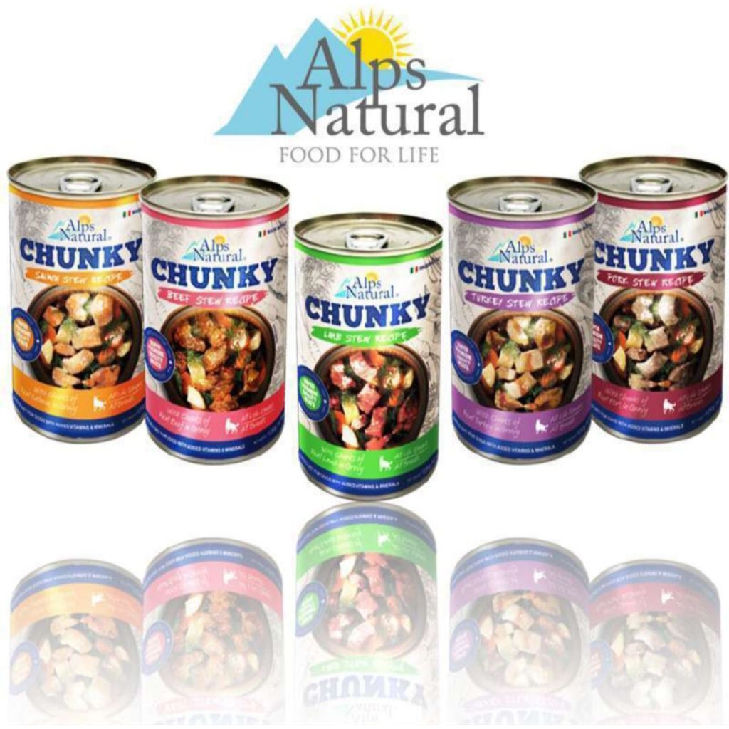 ALPS NATURAL Chunky 415gram - Wet Food Dog
