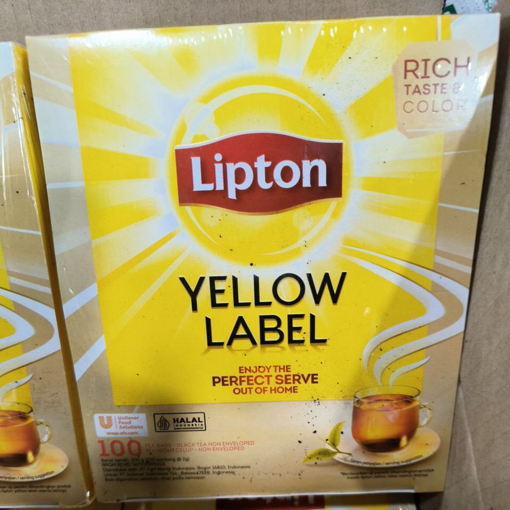 

Teh lipton non amplop 100pcs x 2box