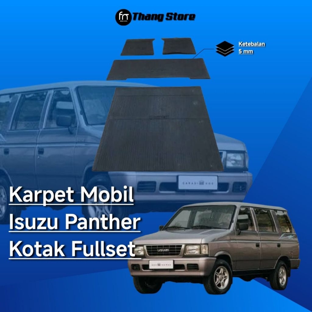 Karpet Mobil isuzu panther Kotak Fullset/Karpet Lantai Mobil Panther Kotak Lama Fullset
