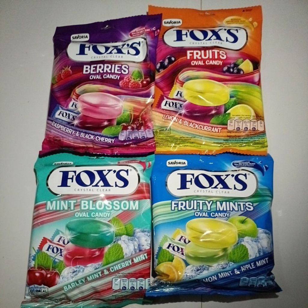 

permen fox's oval candy 125gr