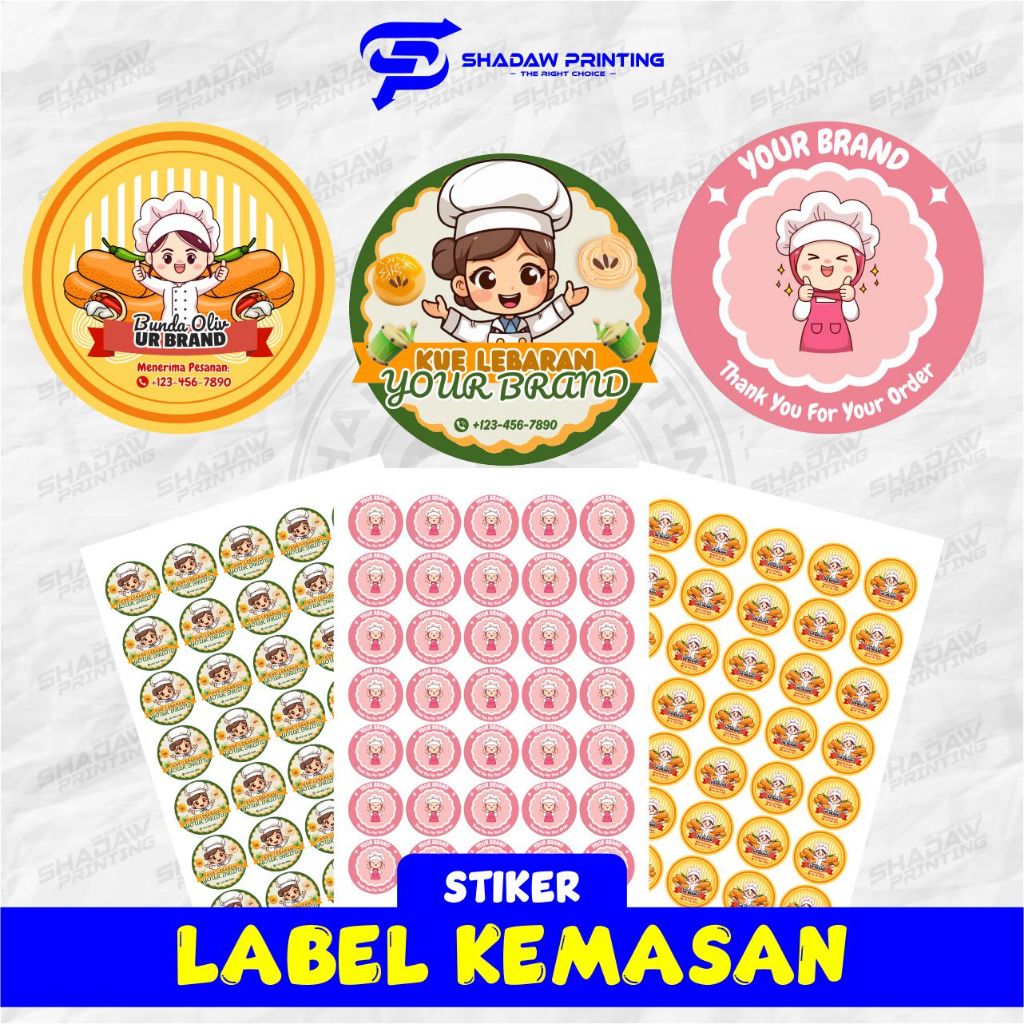 

Label kemasan Stiker Custom TEMA 1 – Packaging Aesthetic & Branding Keren