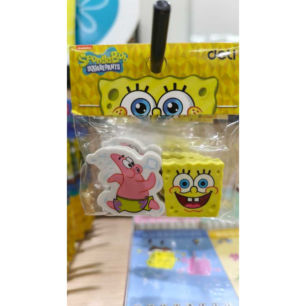 

DELI SCHOOL ERASER X SPONGEBOB PENGHAPUS EDISI SPONGEBOB