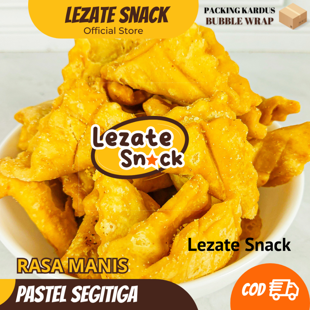 

Pastel Kering 1KG Manis Bentuk Segitiga Murah Enak / Pastel Lipat Segitiga Manis Murah Pastel Kiloan / Pastel Kering Abon Snack Pastel Lezate Snack WAP SHOP