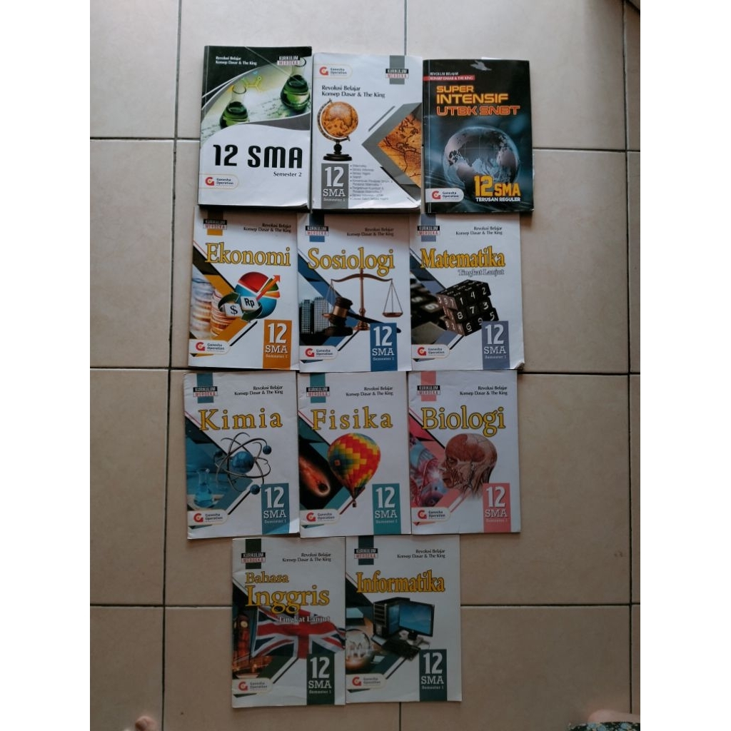 Buku Koding Bekas Ganesha Operation Kelas 12 SMA Kurikulum Merdeka