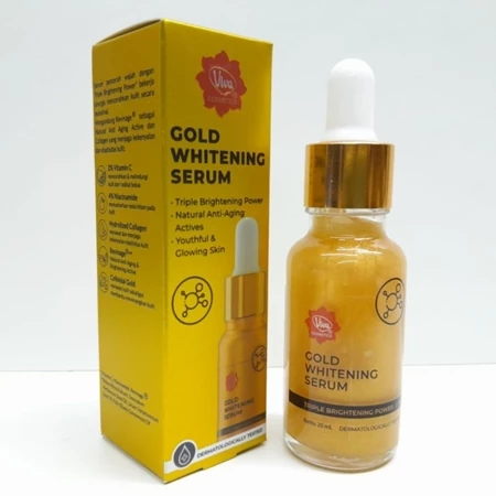 Viva Serum Gold Wajah Whitening 20ml Original / Viva Gold Whitening Serum