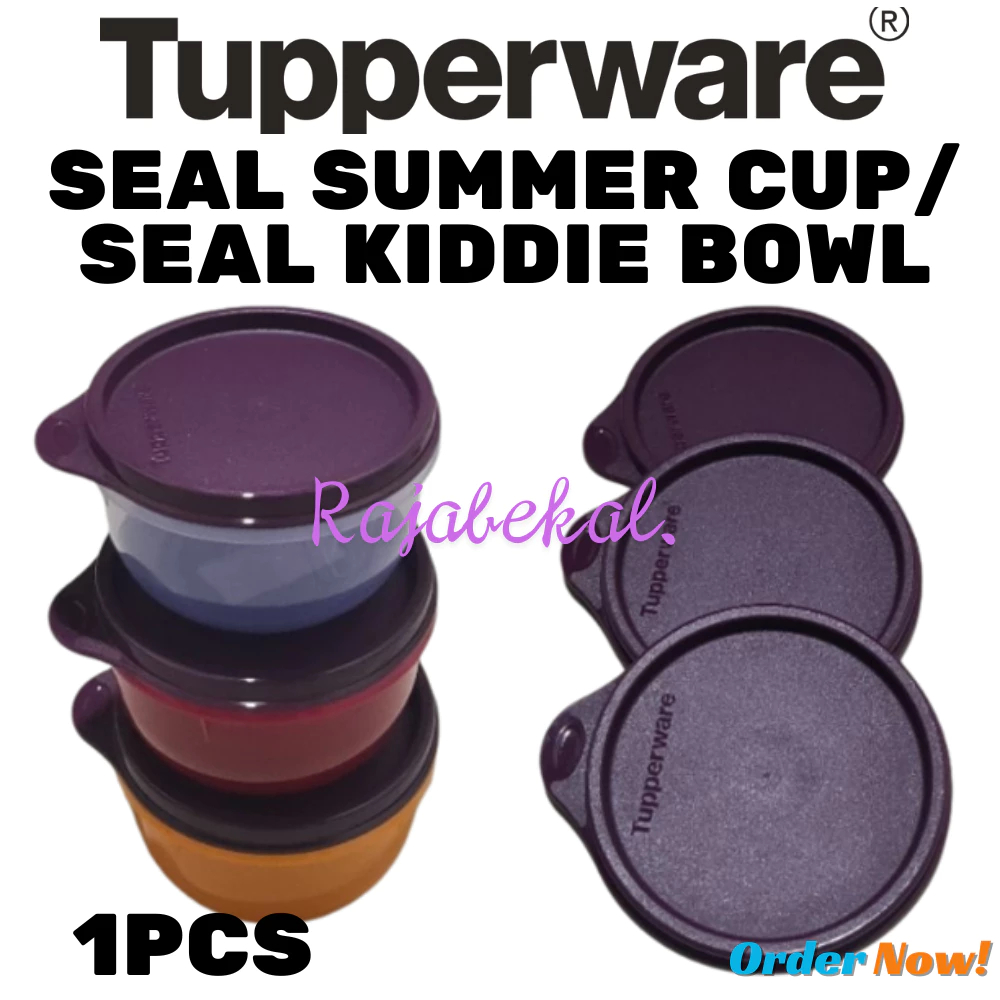 Tupperware Seal Kiddie Bowl Summer Cup Bowl Diameter 10cm
