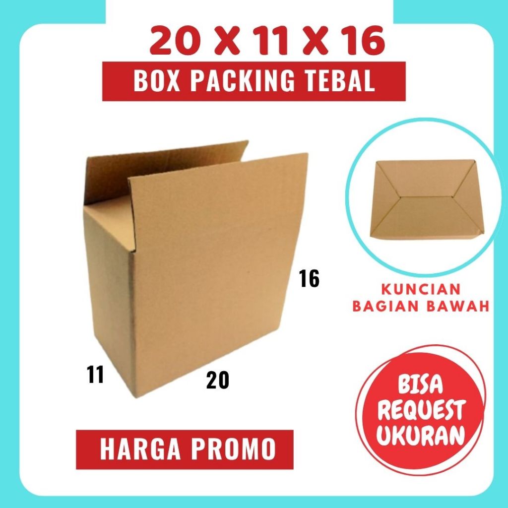 

Kardus 20x11x16 A0 Box Dus Packing Kotak Kemasan Karton Souvenir Hampers Diva Box