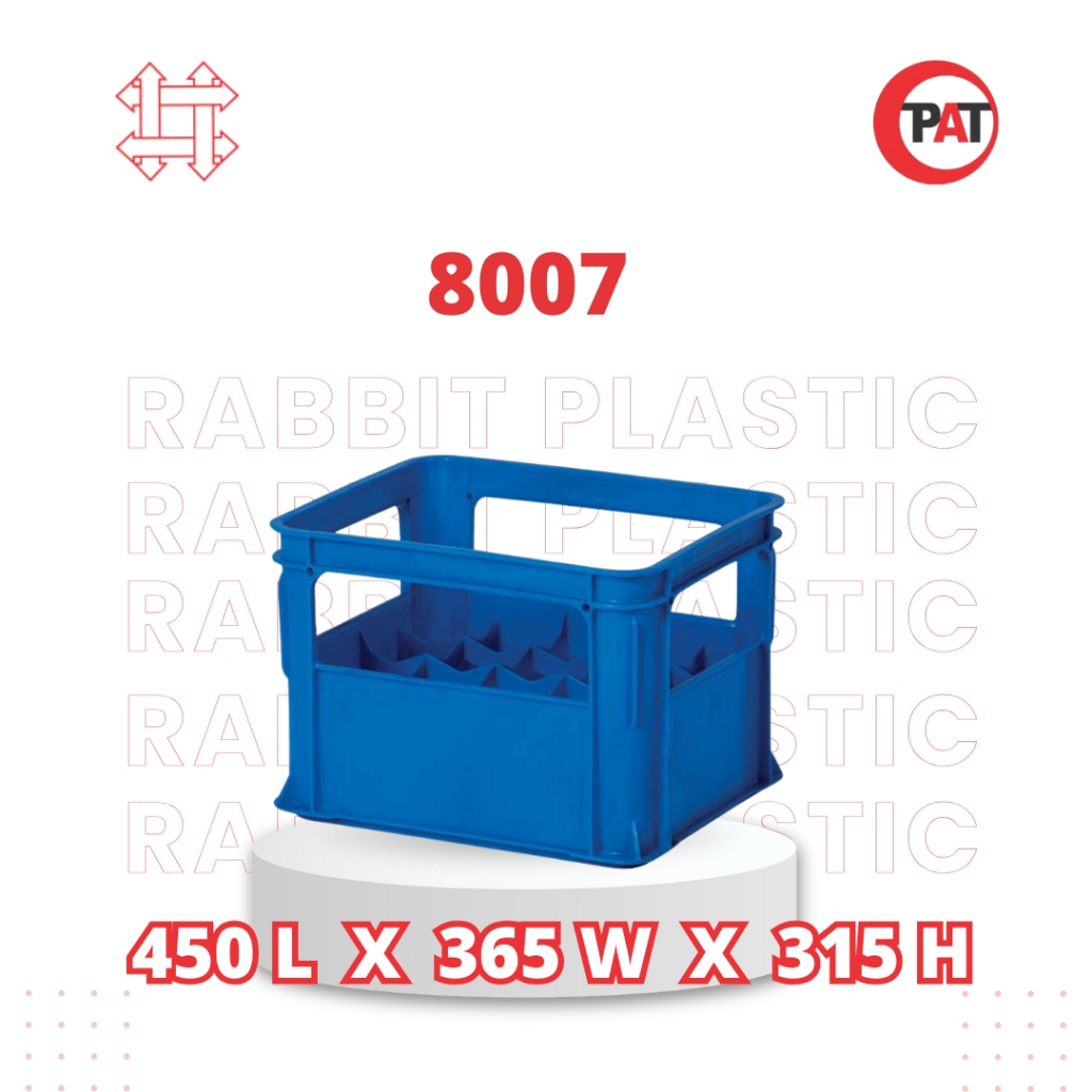Rabbit Krat Botol (20 botol bir) 8007 Blue