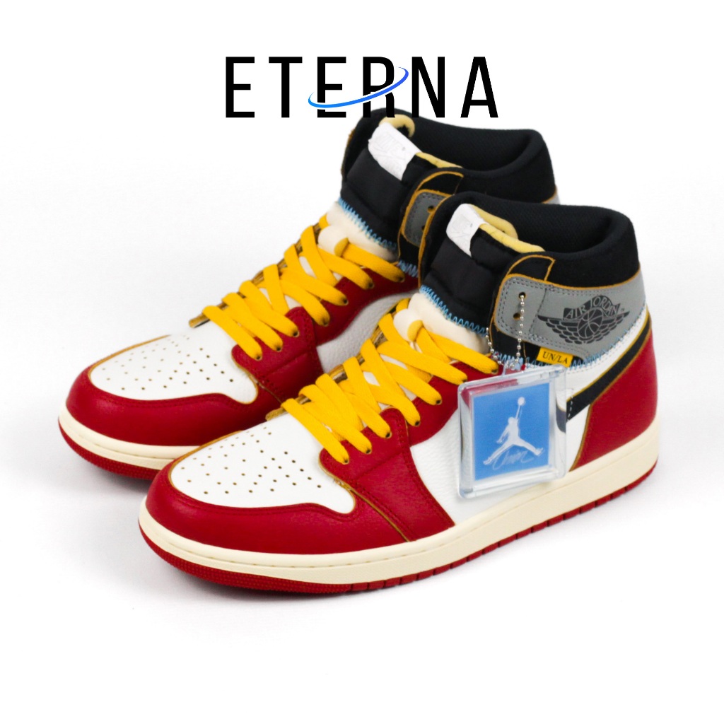 Eterna.–  Sepatu Air Jordan 1 Retro High OG SP Union LA Chicago Shadow Casual Gym Olahraga Joging Pr