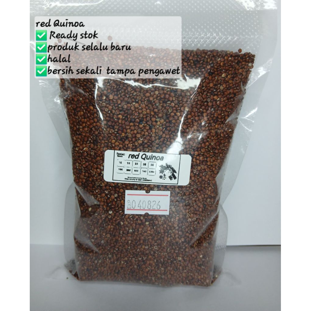 

organic red Quinoa 500gr /Quinoa merah asli ¹⁰⁰%