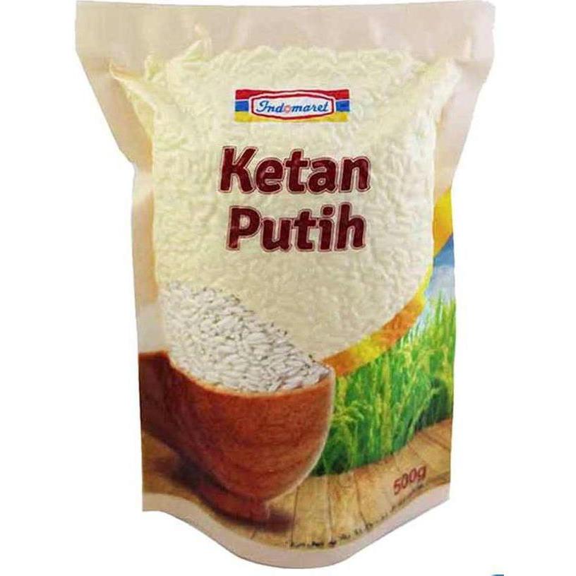 

Beras Ketan Putih 500g merek Indomaret