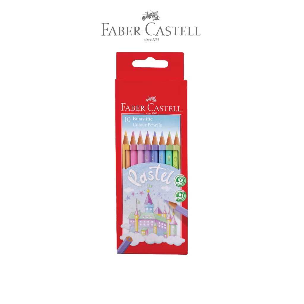 

Faber-Castell Colour Pencils Pastel Hexagonal 10