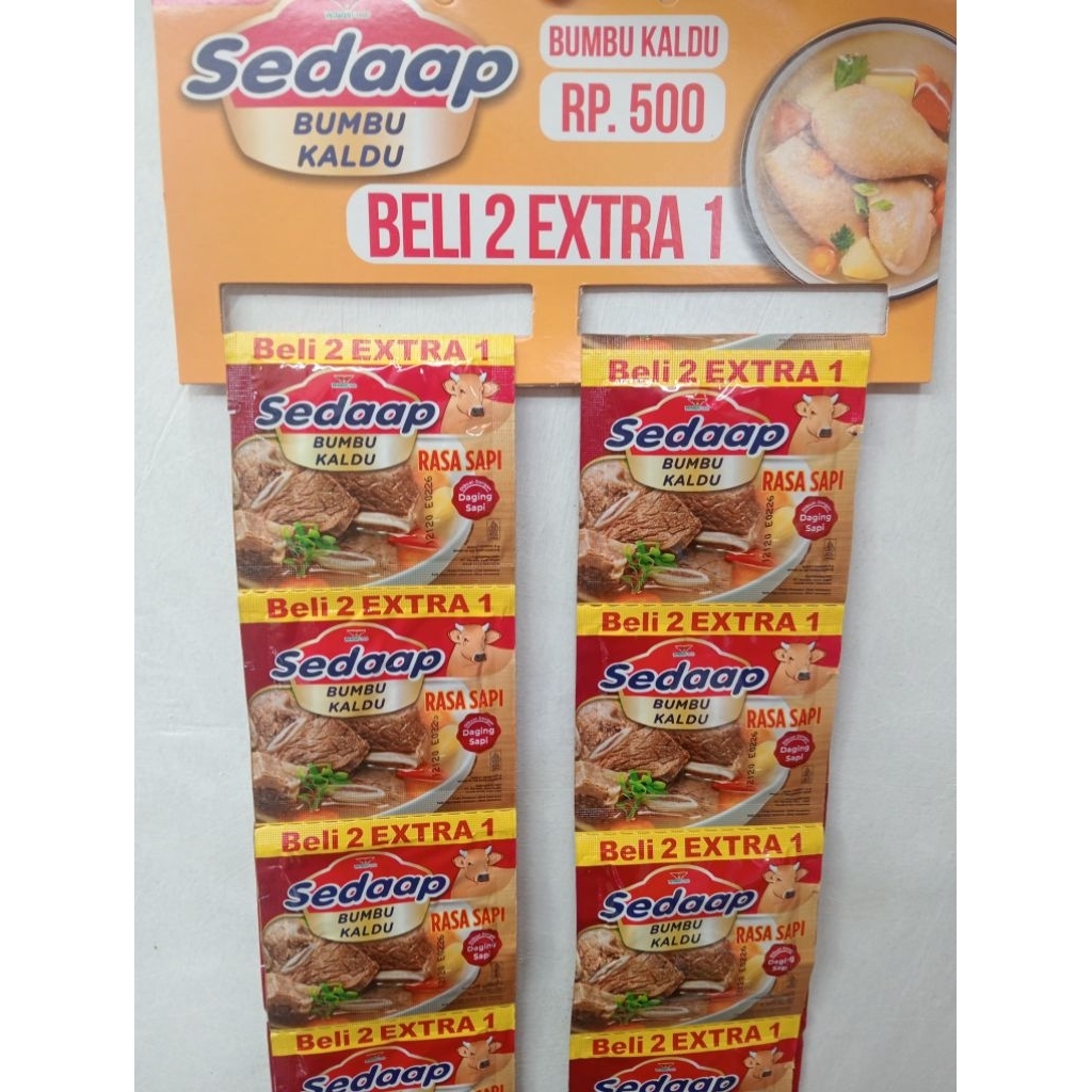 

SEDAAP Kaldu Bubuk Rasa Sapi Isi 18 – Bumbu Penyedap Gurih