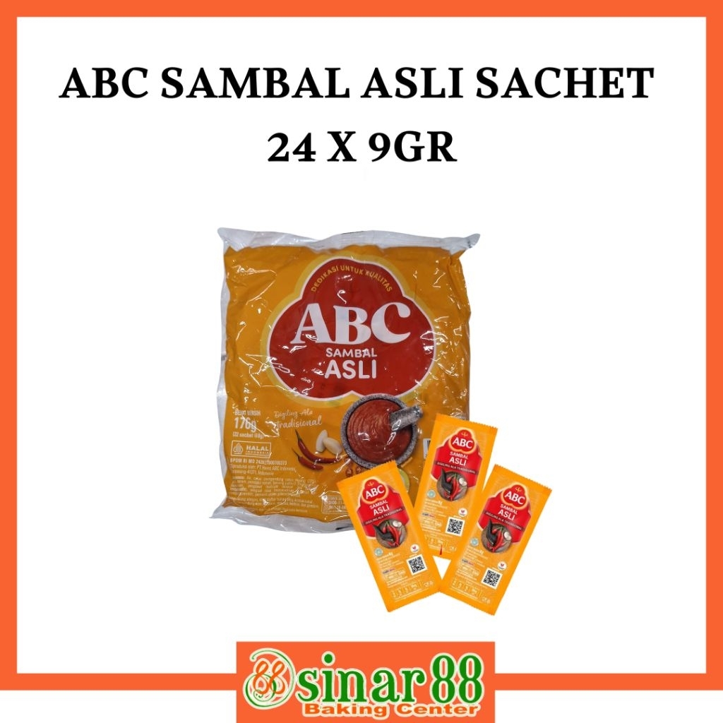 

ABC SAMBAL ASLI SACHET 24x9GR