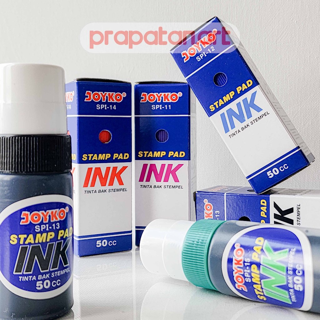 

Joyko Stamp Pad Ink Refill SPI-11~15 | Tinta Stempel