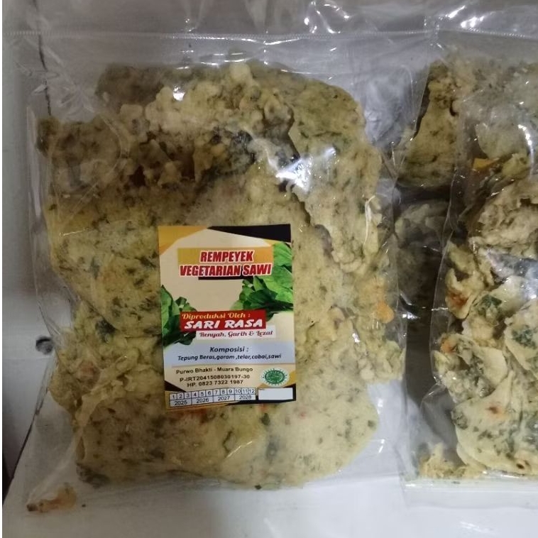 

Rempeyek Vegetarian Sawi