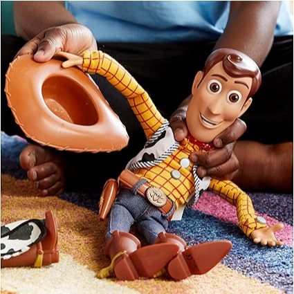 Disney Store Official Sheriff Woody Talking Action Figure from Toy Story