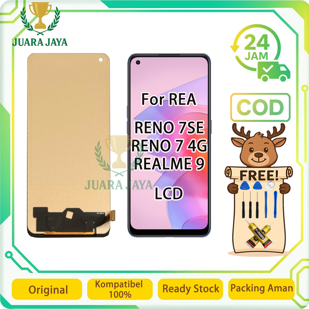 LCD FOR OPPO RENO 7SE / REALME 9 / RENO 7 4G UNIVERSAL FULLSET Touchscreen LCD HP TOUCHSCREEN