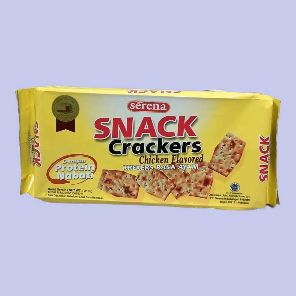 

Serena Snack Crackers Rasa Ayam - Rasa Enak [200 g]