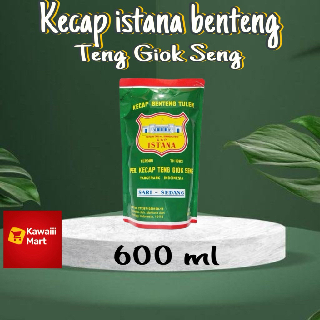 

Kecap Manis Benteng Istana Teng Giok Seng Refill 600 ML Halal