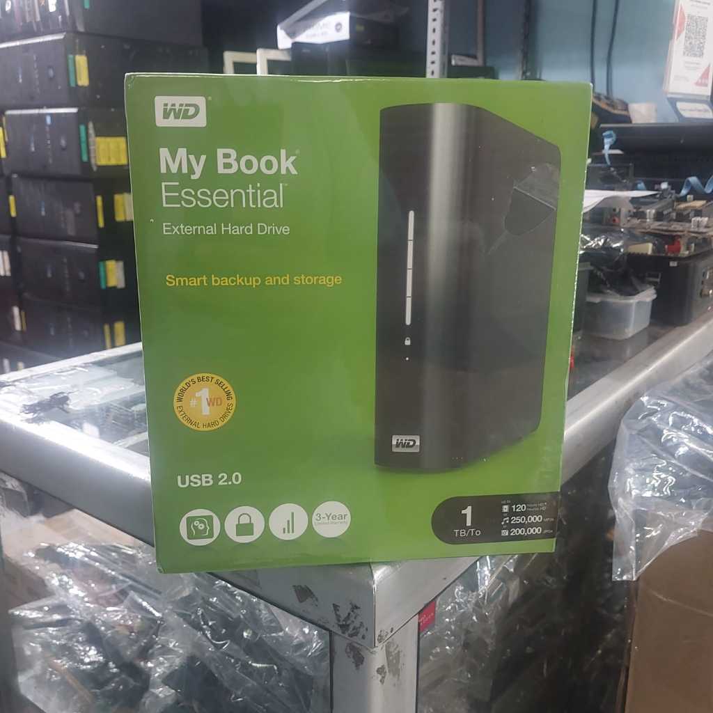 Hard Disk HD Harddisk Hdd Hardisk eksternal eksternal 1TB WD My Book Essensial Usb 2.0 Second ORI li