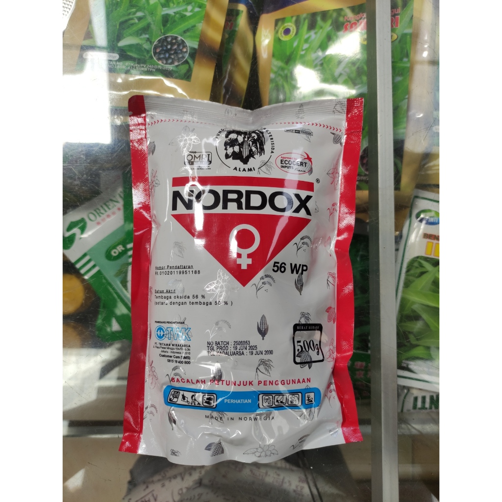 Fungsida/ Bakterisida Alami Nordox 56 WP - 500 gram, 100 gram