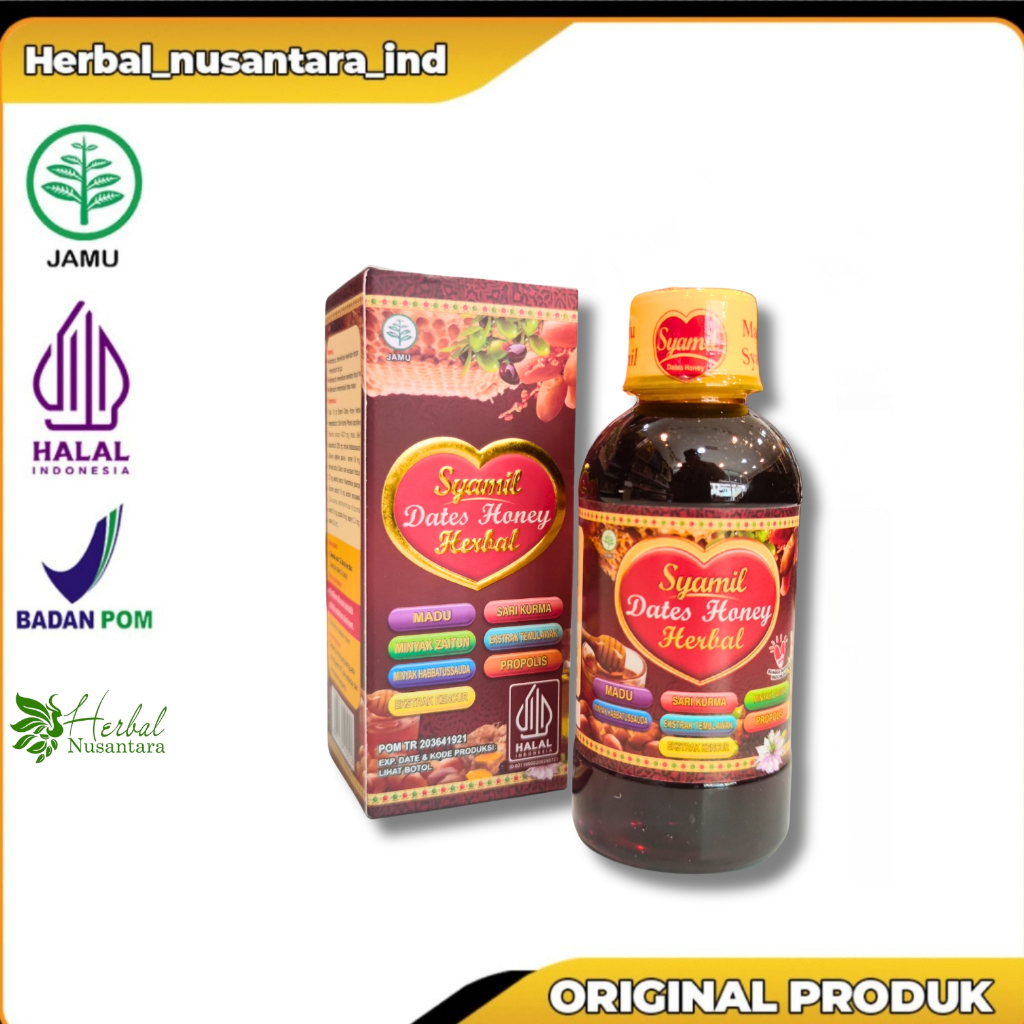 

SYAMIL FAMILY DATES HONEY MADU HERBAL (MADU DEWASA) 200ML