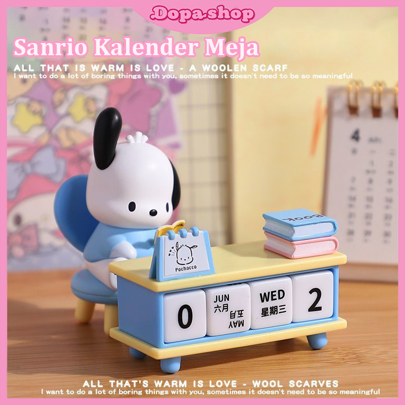 

Sanrio Pajangan Kalender Pochacco Kuromi Kalender Meja Lucu Koleksi Hadiah Ulang Tahun Anak-anak