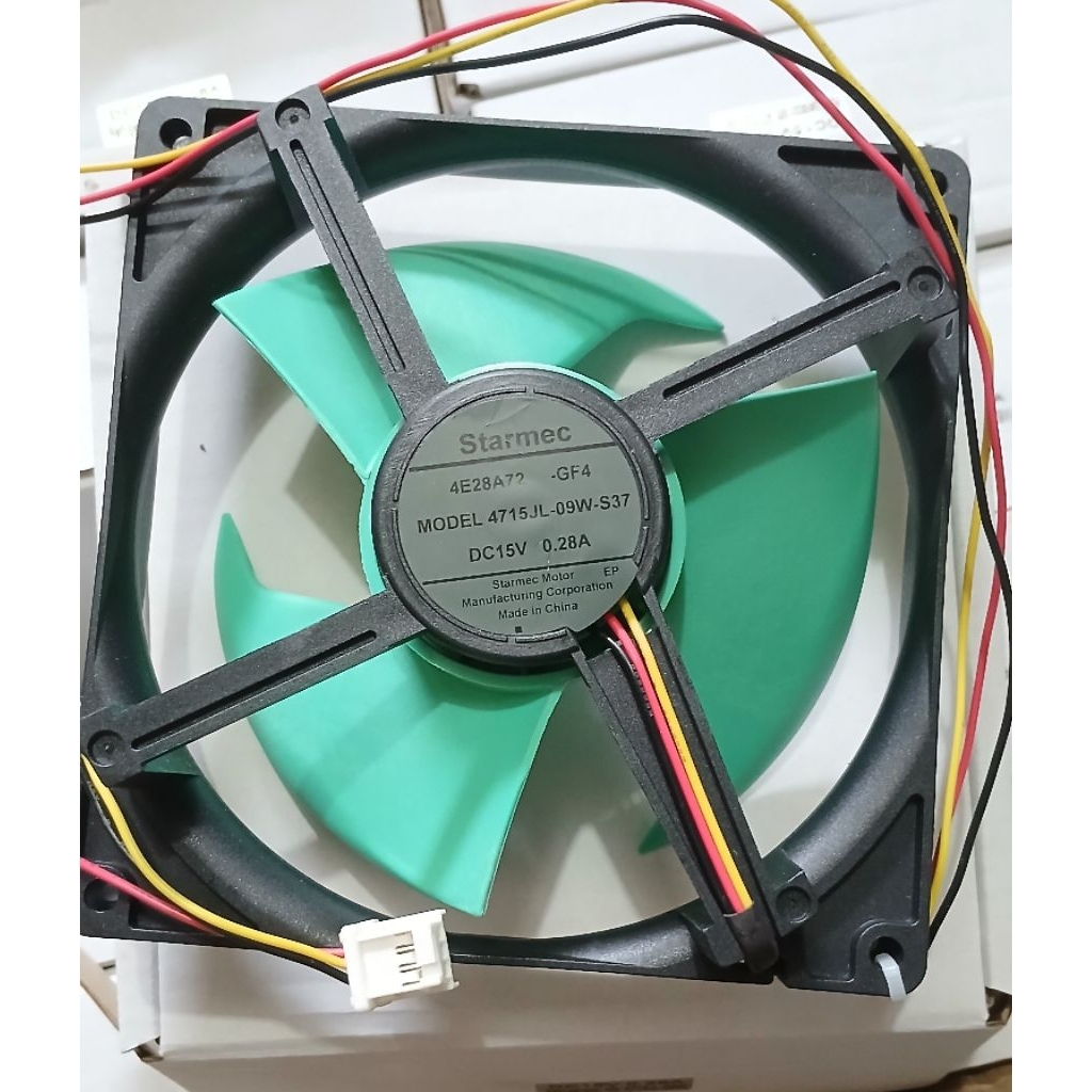 Kipas pendingin kulkas Sharp Inverter 3 Kabel DC15V 0.28A
