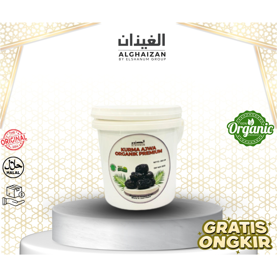 

KURMA AJWA ORGANIK EMBER 850GR/KURMA PREMIUM/KURMA NABI/KURMAALGHAIZANSTORE