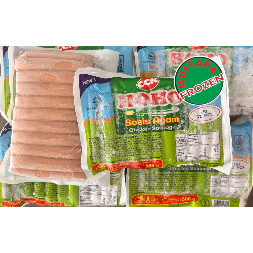 

HOHO Sosis Ayam 500gr (31 pcs)