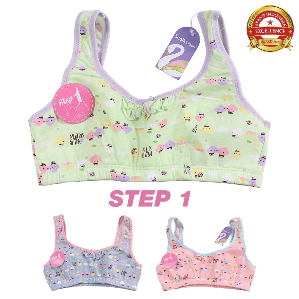 Scelta - Step 1 Bra Remaja Miniset Bh Teenager Scelta Teen Ms Sc 2005